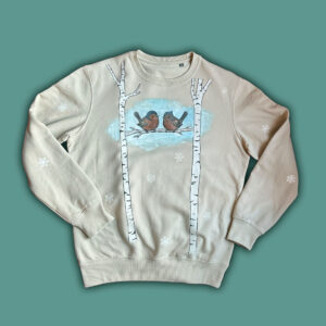 Winter sweater Lovebirds